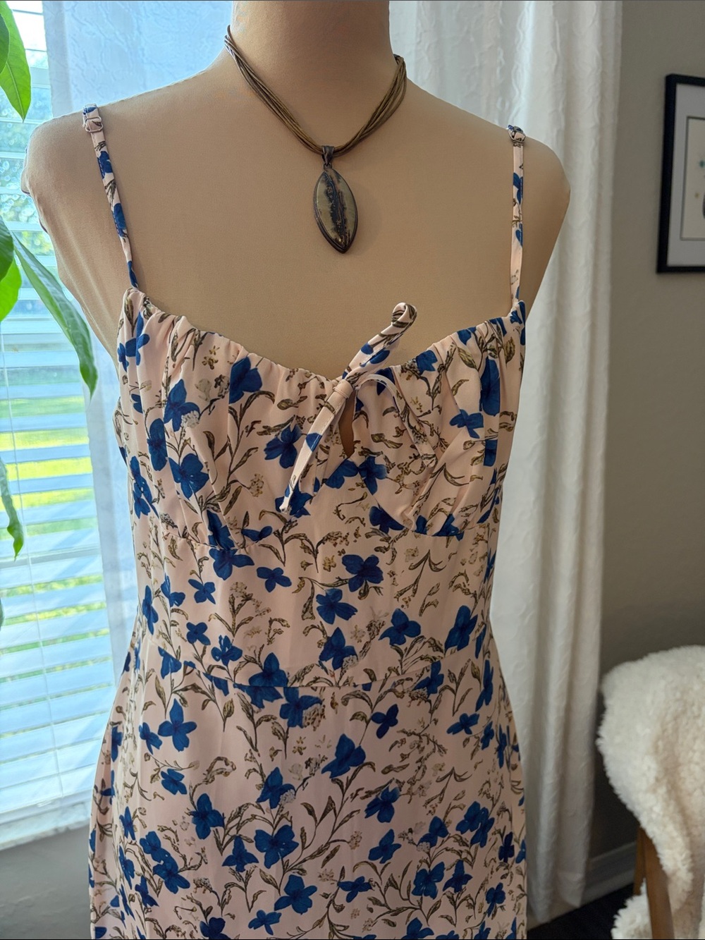 Commence floral print maxi dress adjustable straps new with tags medium - Picture 2 of 8